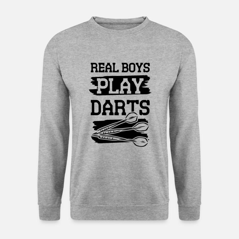 dart jungs - Unisex Pullover - Weißgrau meliert