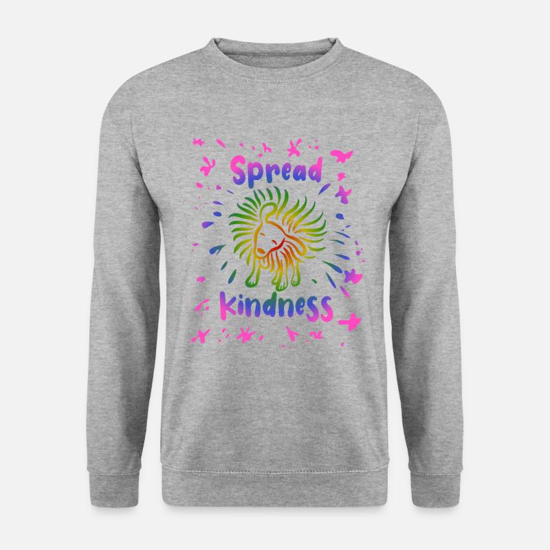 Spread Kindness - Dog Shakes Itself - Unisex Sweatshirt - salt & pepper