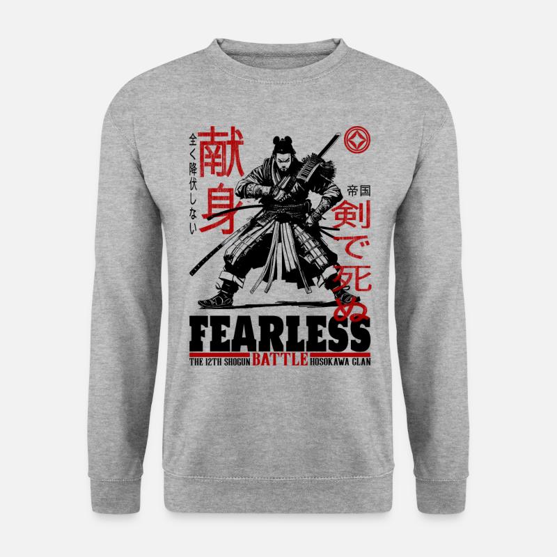 Fearless Warrior - Unisex Sweatshirt - salt & pepper