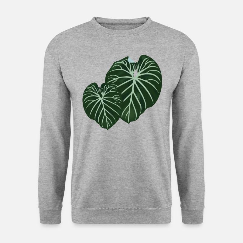 Philodendron Gloriosum - Unisex Sweatshirt - salt & pepper