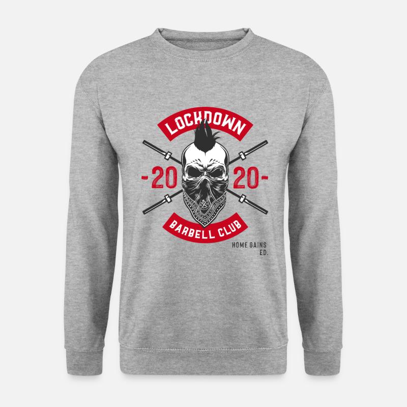 Sperrung 3 - Unisex Pullover - Weißgrau meliert