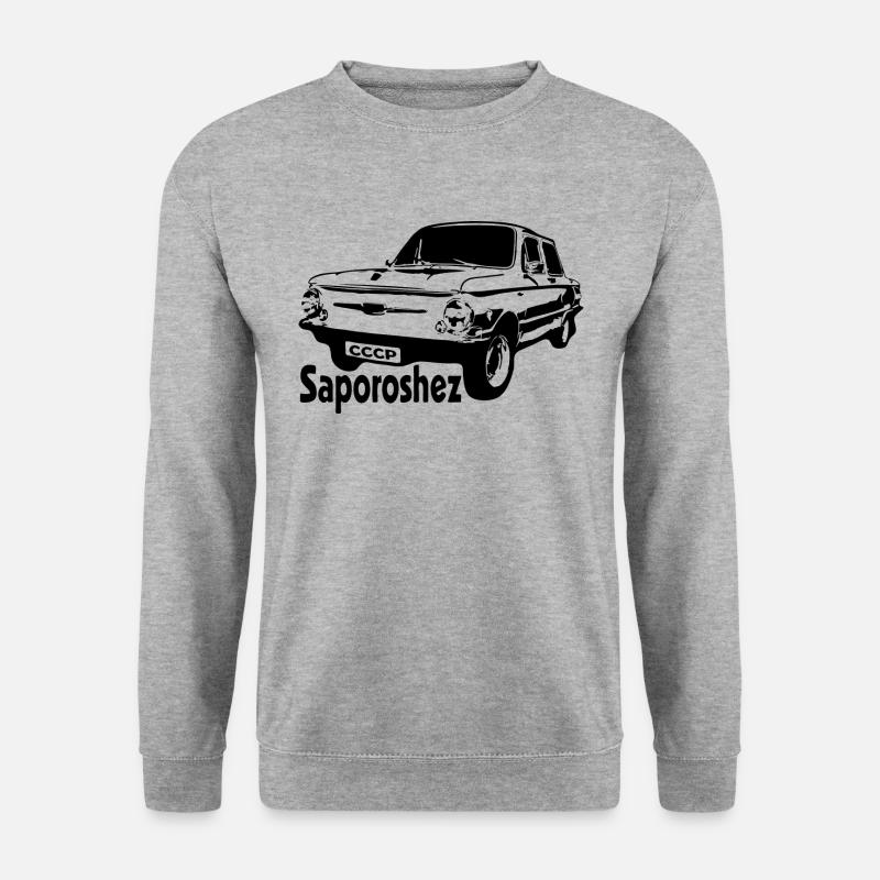 Saporoshez Zappelfosch - Unisex Pullover - Weißgrau meliert