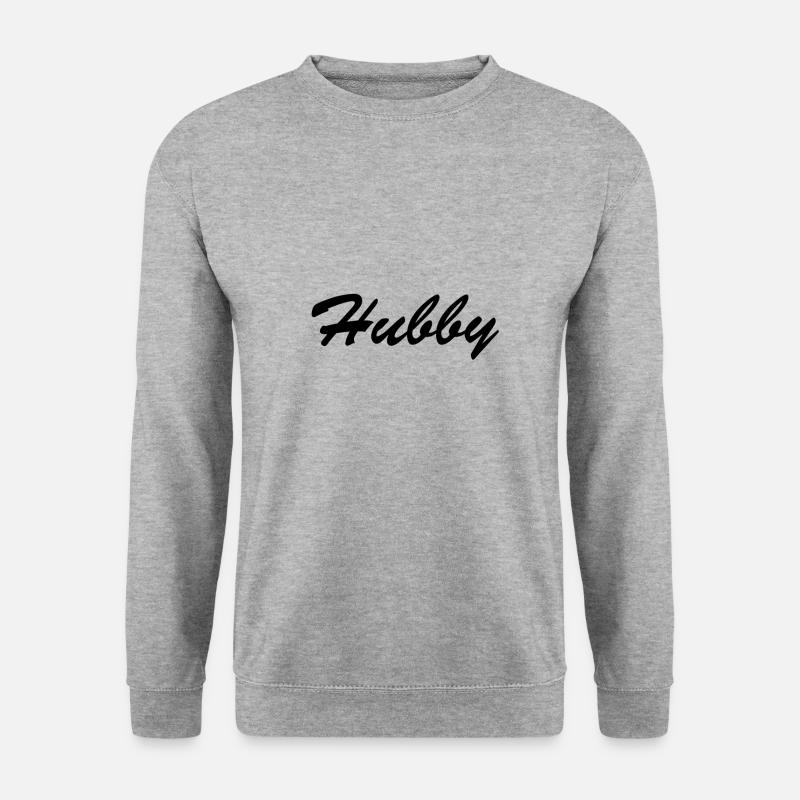 hubby - Unisex sweater - hvidgrå meleret
