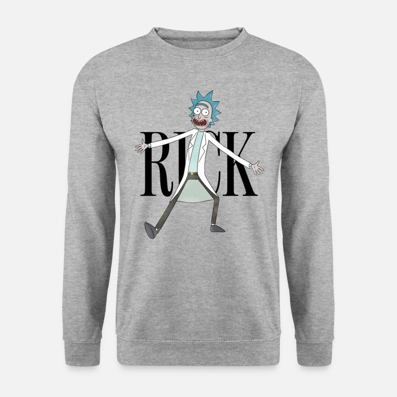 Rick & Morty Rick Sanchez Pose black - Unisex Sweatshirt - salt & pepper