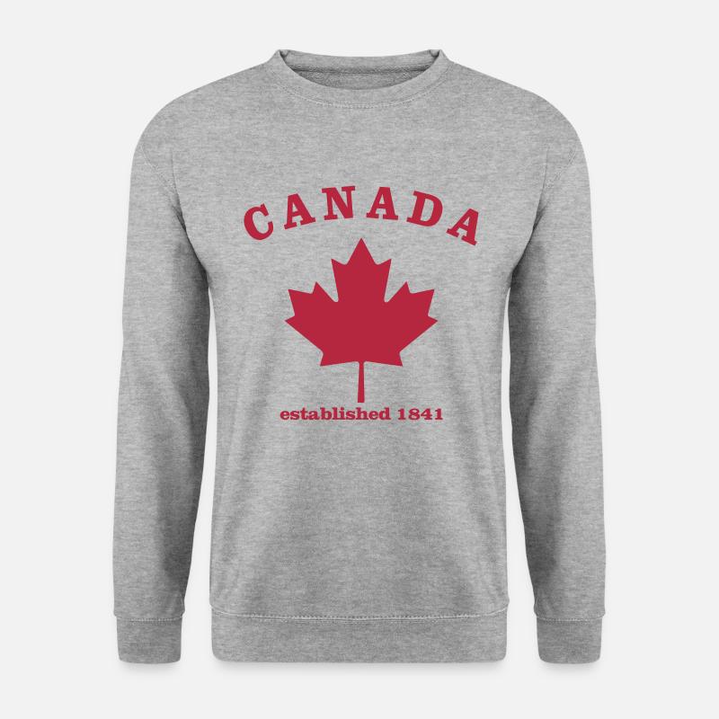 Canada Design 3 - Sweat-shirt Unisexe - gris chiné