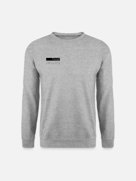 Tauge NICHTS - Unisex Pullover - Weißgrau meliert