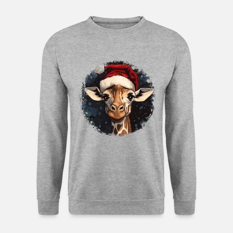 Christmas Giraffes - Unisex Sweatshirt - salt & pepper
