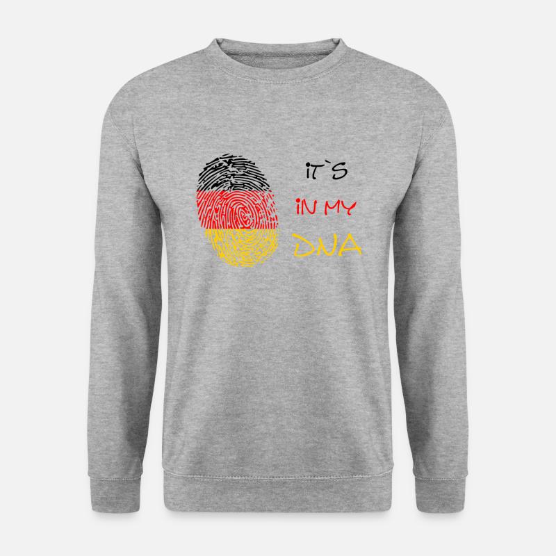 Deutschland - Unisex Pullover - Weißgrau meliert