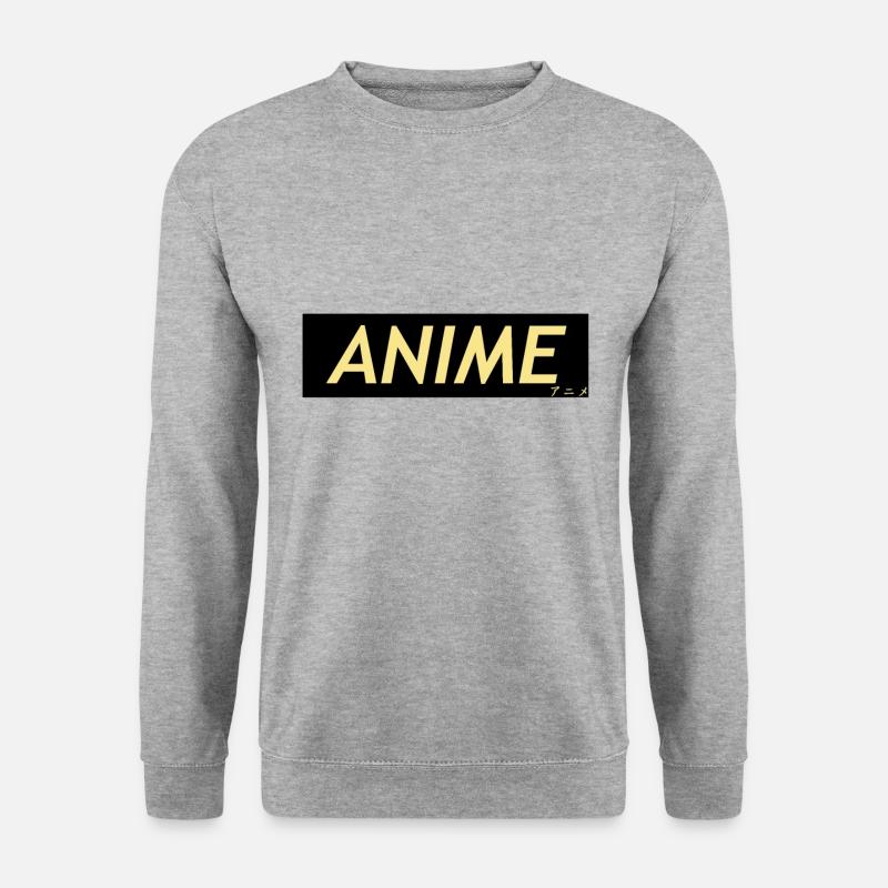 Anime - Unisex Pullover - Weißgrau meliert