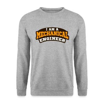 mechatronics - Unisex Sweatshirt - salt & pepper - Front - Alina (178cm) & Michal (187cm)