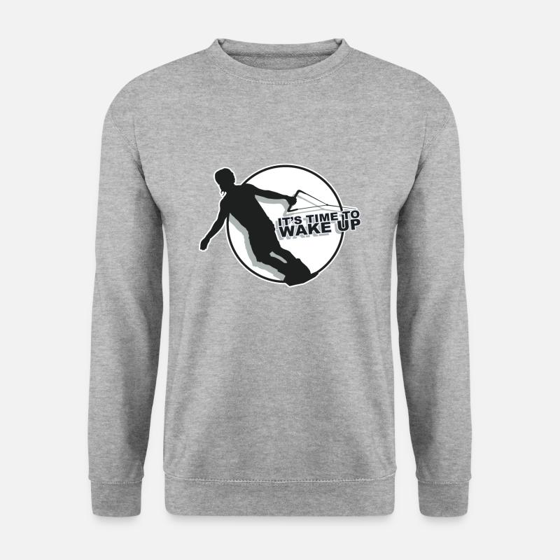 wakeboard - Sweat-shirt Unisexe - gris chiné