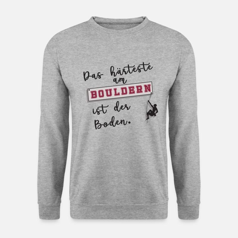 bouldering - Unisex Sweatshirt - salt & pepper