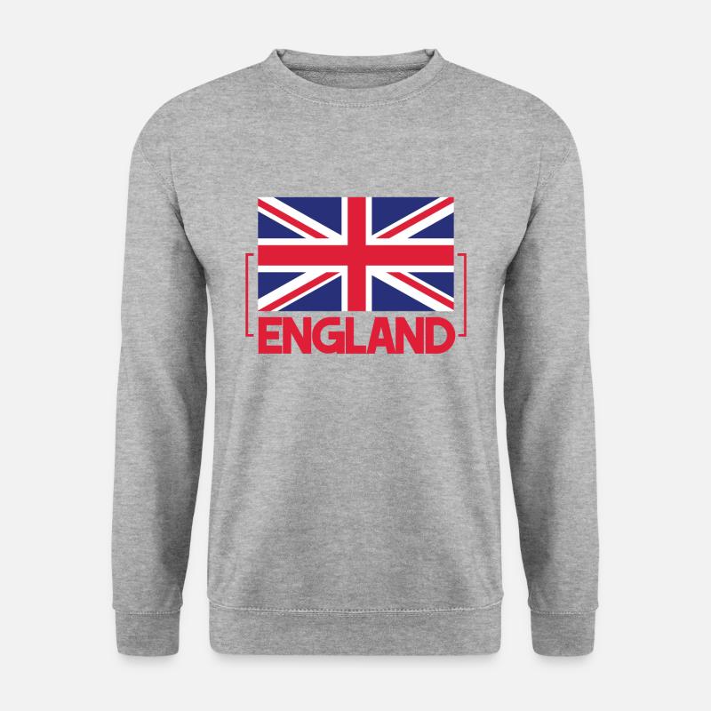 Angleterre - Sweat-shirt Unisexe - gris chiné