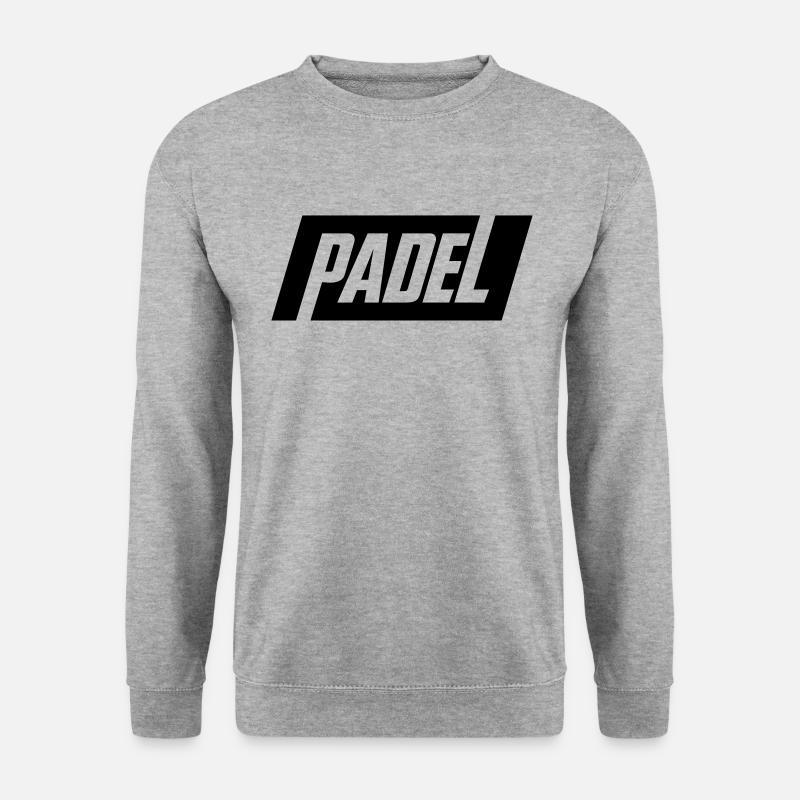 PADEL - Unisex Pullover - Weißgrau meliert