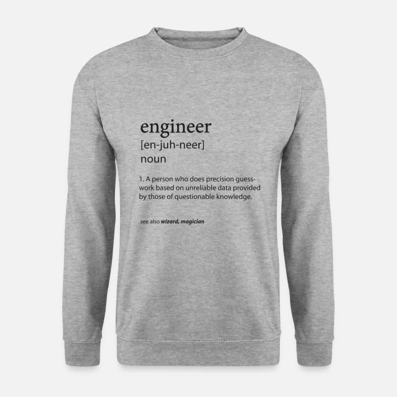 Engineer Definition - Unisex Sweatshirt - salt & pepper