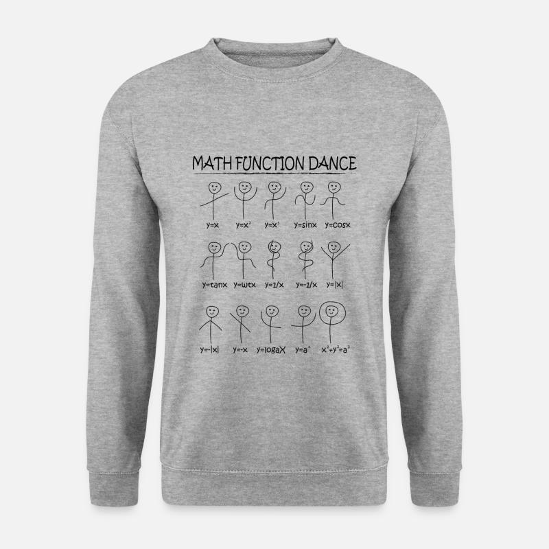 Mathe Funktionen - Unisex Pullover - Weißgrau meliert