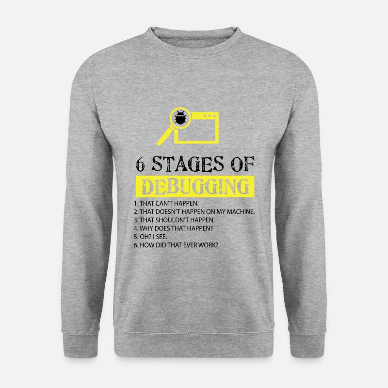 Debugger - Unisex Sweatshirt - salt & pepper