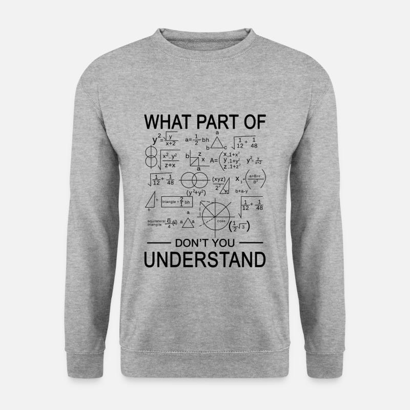 Ingenieur Mathematiker - Unisex Pullover - Weißgrau meliert