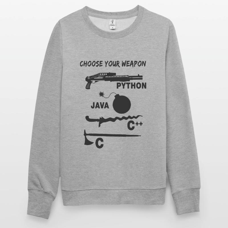 Programmierer Wählt Eure Programmiersprache Unisex Pullover