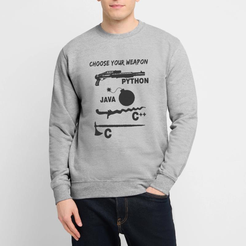 Programmierer Wählt Eure Programmiersprache Unisex Pullover