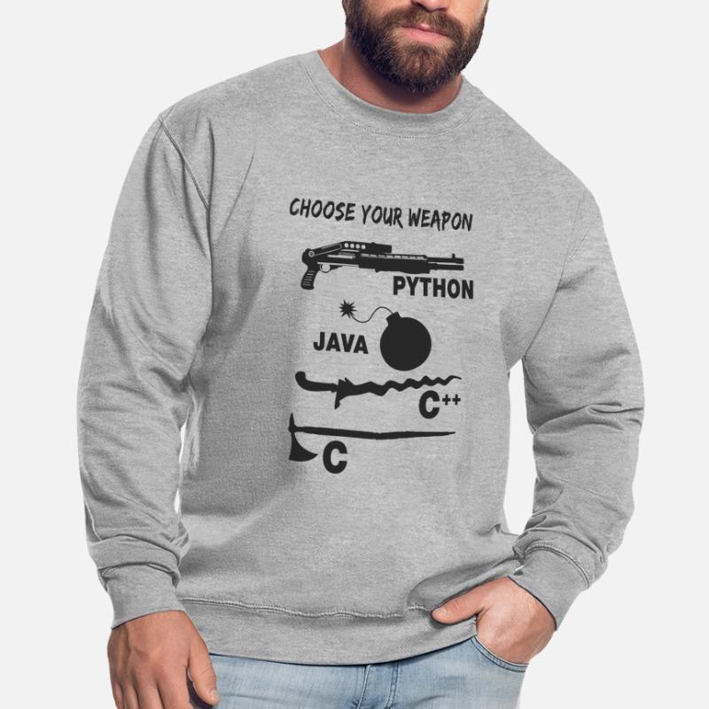 Programmierer Wählt Eure Programmiersprache Unisex Pullover