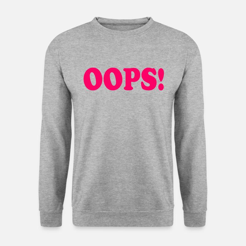 Oops - Unisex Sweatshirt - salt & pepper