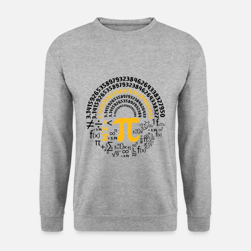 Pi Day Math Lover Numbers - Unisex Sweatshirt - salt & pepper