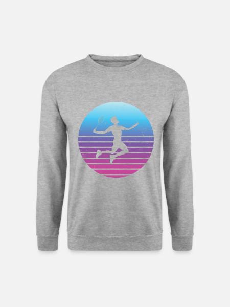 Badminton Joueur de badminton Squash Badminton - Sweat-shirt Unisexe - gris chiné