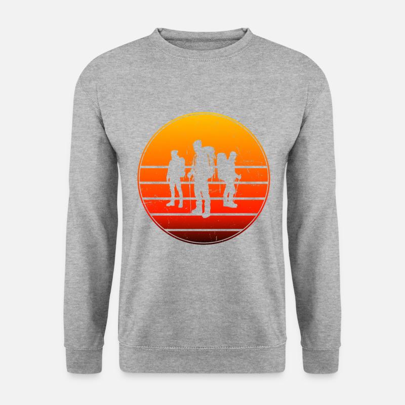 Bloc Grimpeur Bloc Escalade Hommes - Sweat-shirt Unisexe - gris chiné