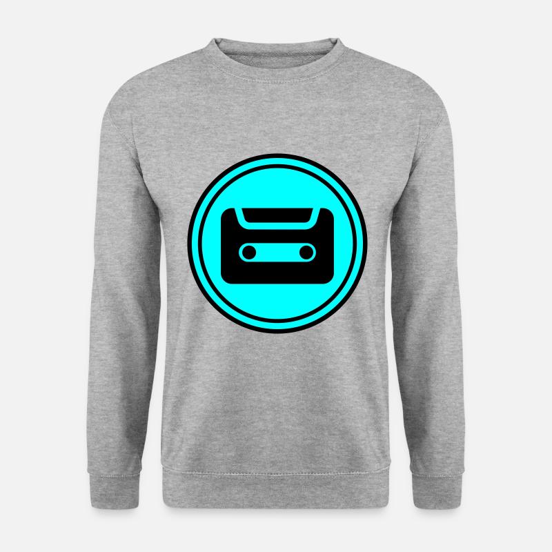 Cassette symbol - Unisex Sweatshirt - salt & pepper