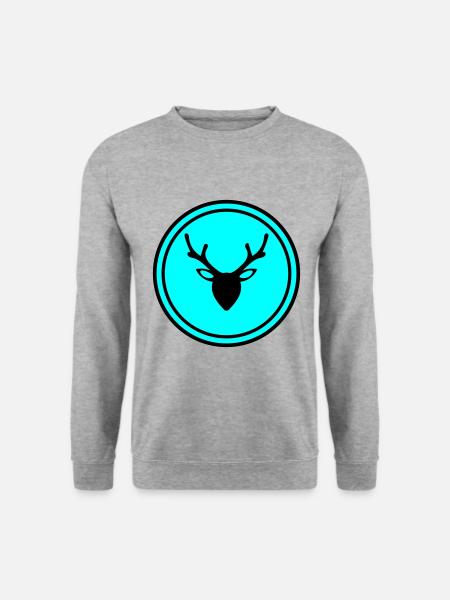 Deer Deer icon - Unisex Sweatshirt - salt & pepper