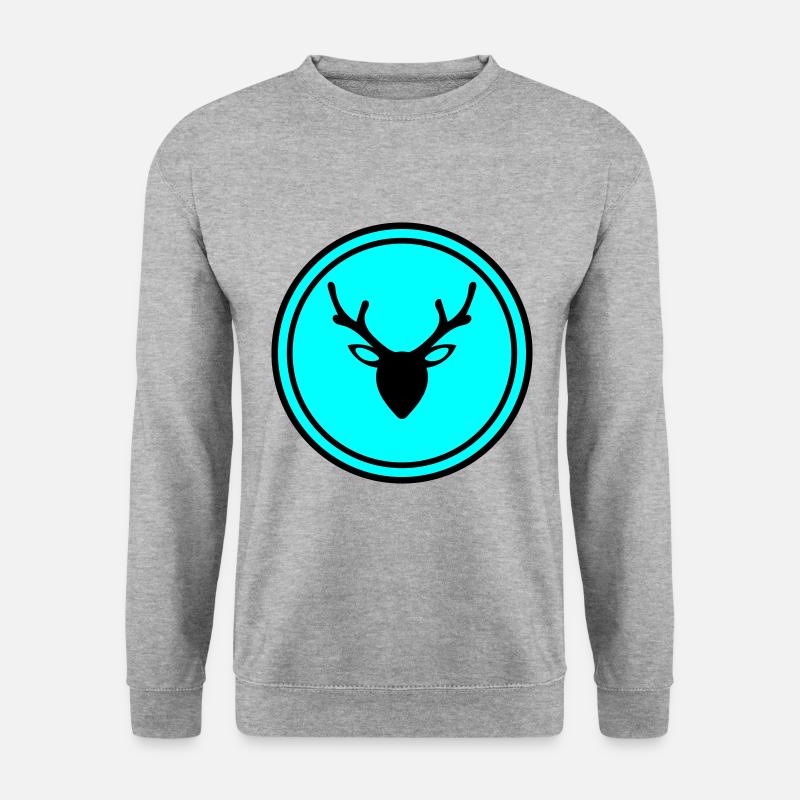 Deer Deer icon - Unisex Sweatshirt - salt & pepper