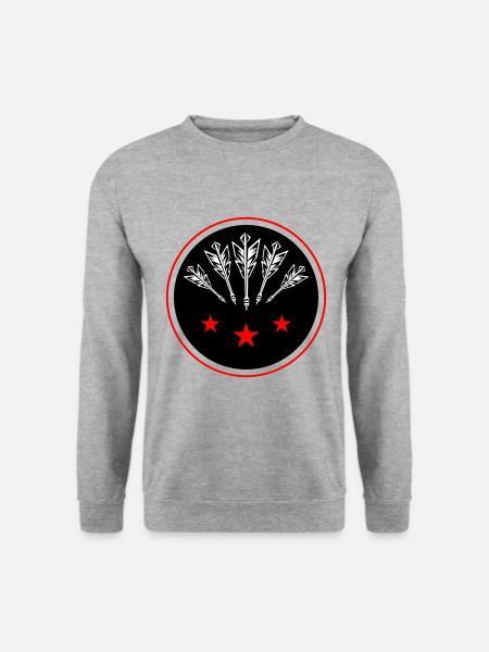 Darts Team Darts Icon - Unisex Sweatshirt - salt & pepper