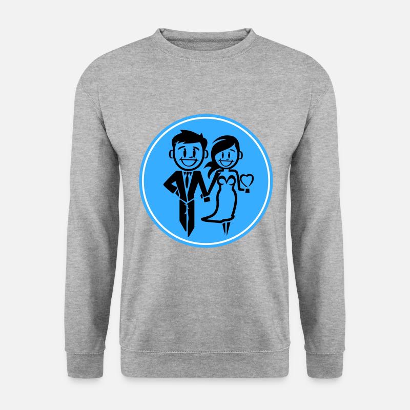 Newlyweds, Wedding, Bride, Groom - Unisex Sweatshirt - salt & pepper