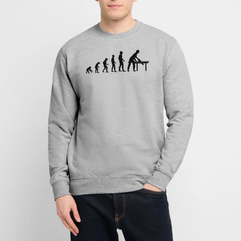 Handwerker Beruf Evolution Arbeiter Geschenk Unisex Pullover