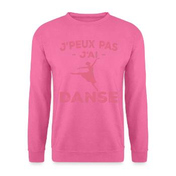 I Can't I Dance - Geschenk für Frauen - Unisex Pullover - Pink - Vorne