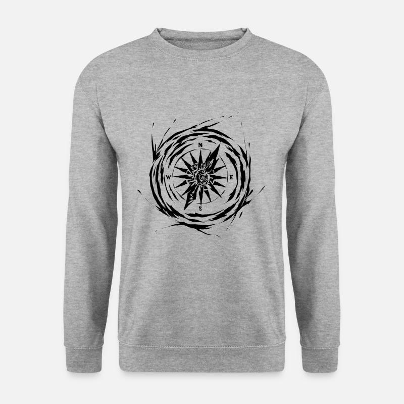 Compass - Unisex Sweatshirt - salt & pepper