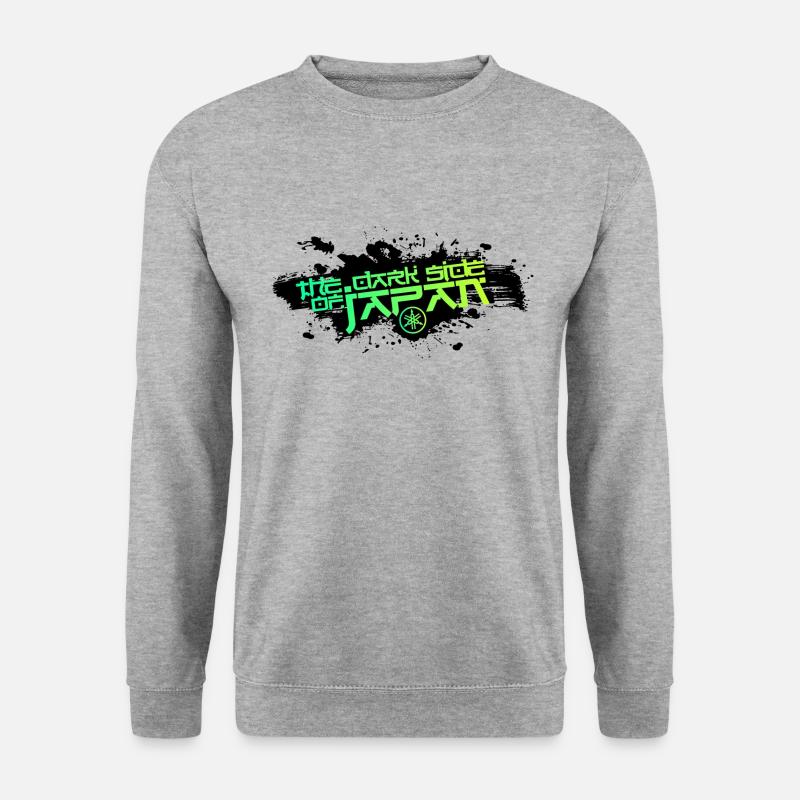 The Dark Side Of Japan - Unisex Pullover - Weißgrau meliert