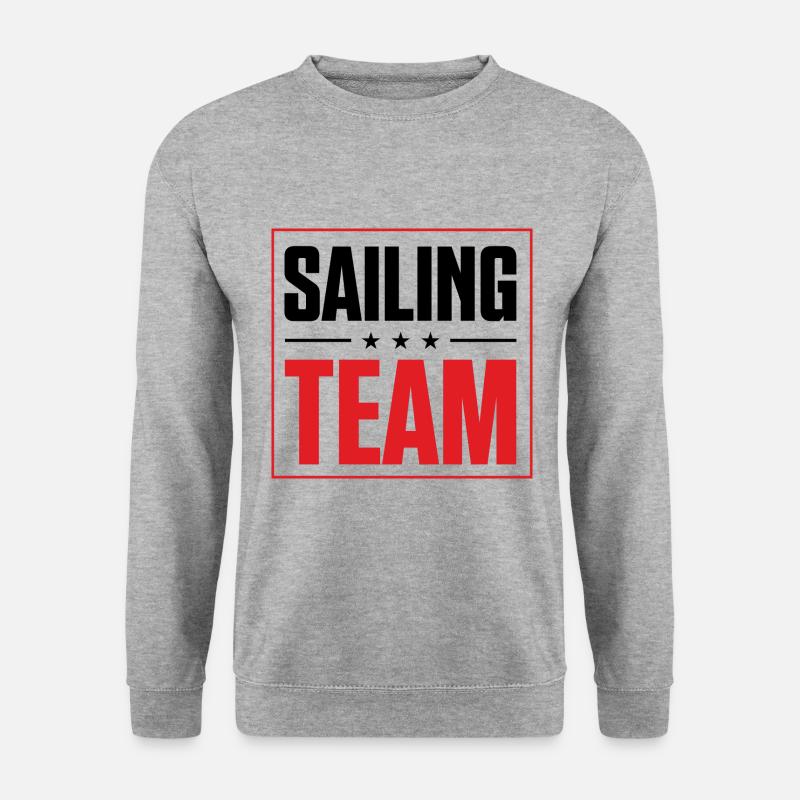 Sailing Team - Unisex Pullover - Weißgrau meliert