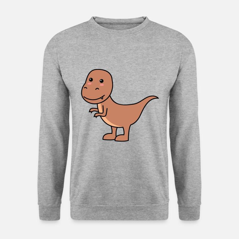 Dinosaur T-Rex Comic - Unisex Sweatshirt - salt & pepper