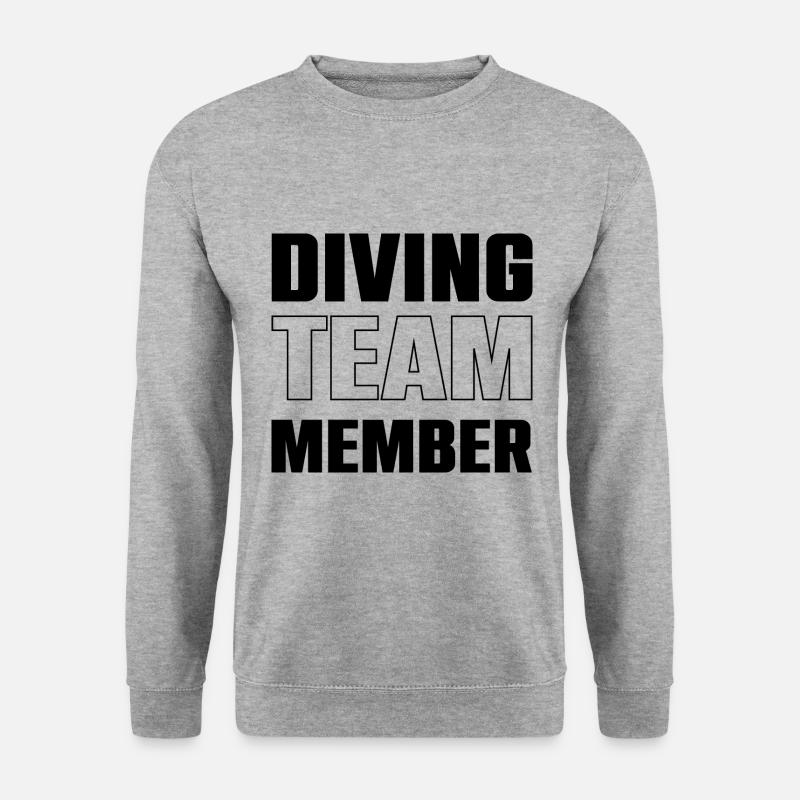 Diving Team - Unisex Pullover - Weißgrau meliert