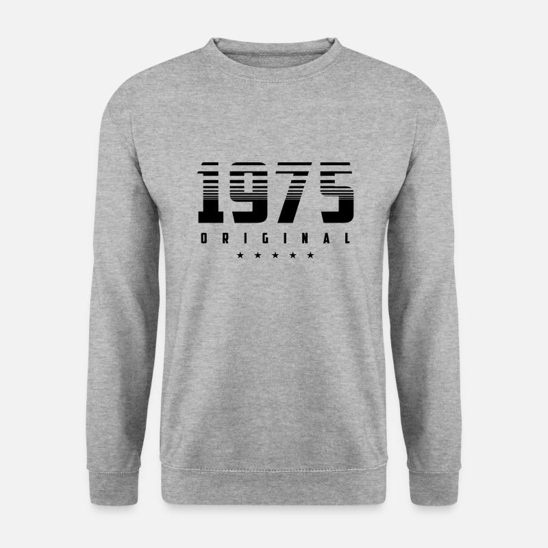 Geboren 1975 das Original - Unisex Pullover - Weißgrau meliert