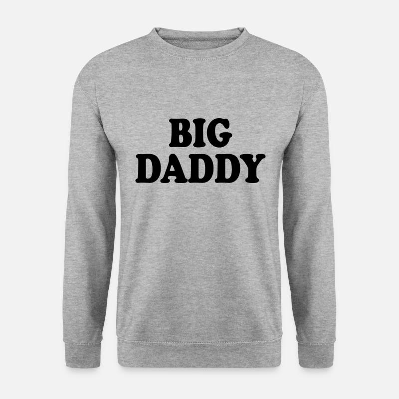 Big daddy - Unisex Pullover - Weißgrau meliert