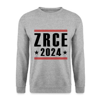 Zrce 2024 - Unisex Sweatshirt - salt & pepper - Front - Alina (178cm) & Michal (187cm)