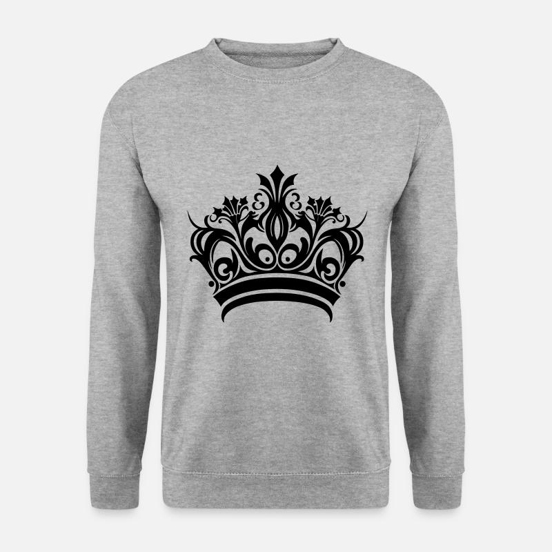 Crown Symbol - Unisex Sweatshirt - salt & pepper