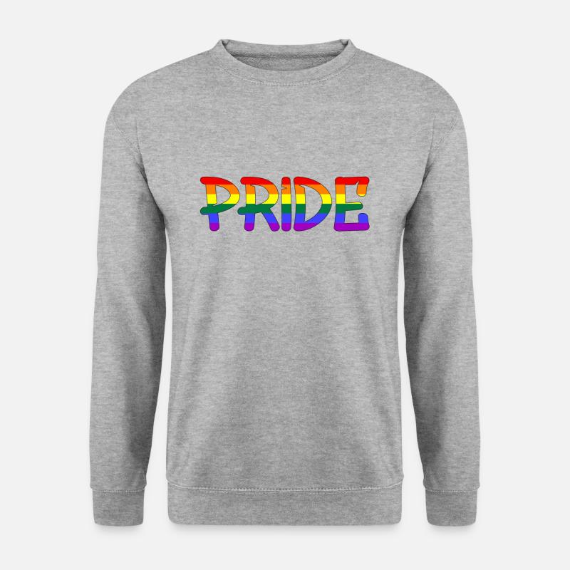 Pride LGBT - Unisex Pullover - Weißgrau meliert