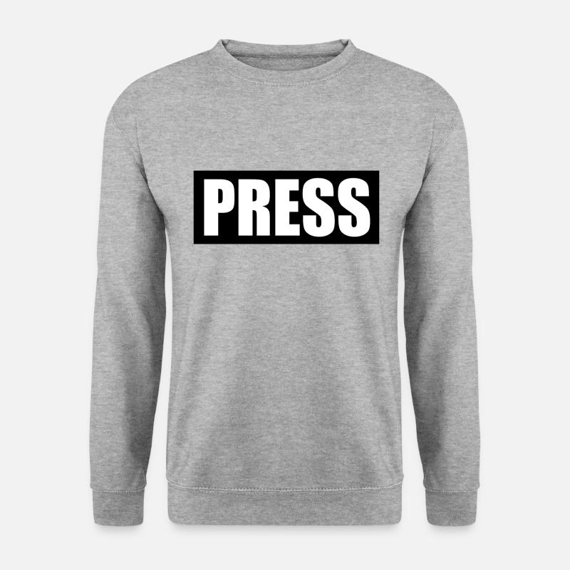 Press - Unisex Sweatshirt - salt & pepper