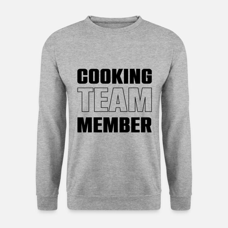 Cooking Team - Unisex Pullover - Weißgrau meliert
