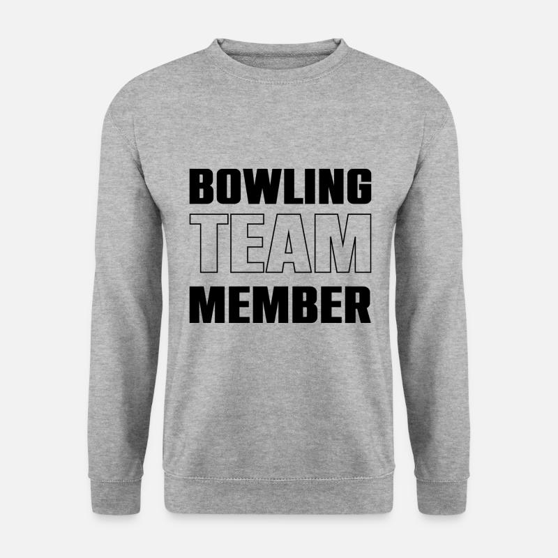 Bowling Team - Unisex Pullover - Weißgrau meliert