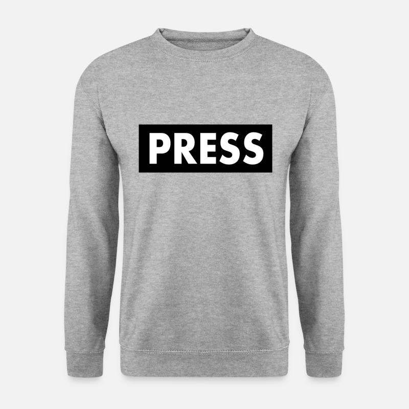 Press - Unisex Sweatshirt - salt & pepper